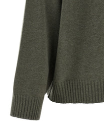 Brunello Cucinelli Monile Insert Sweater Green