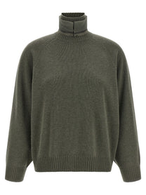 Brunello Cucinelli Monile Insert Sweater Green