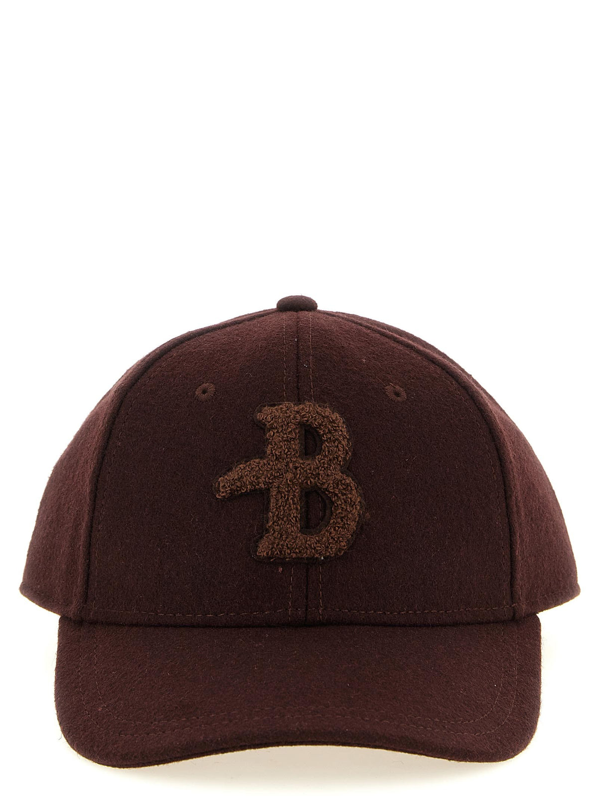 Ballantyne Monogram Patch Cap Brown
