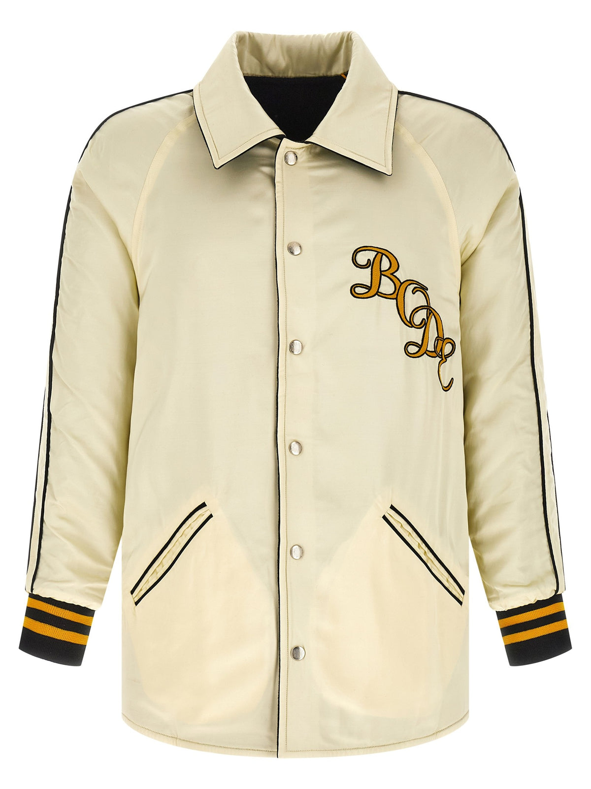 BODE Monogram Snap Reversible Jacket Gold