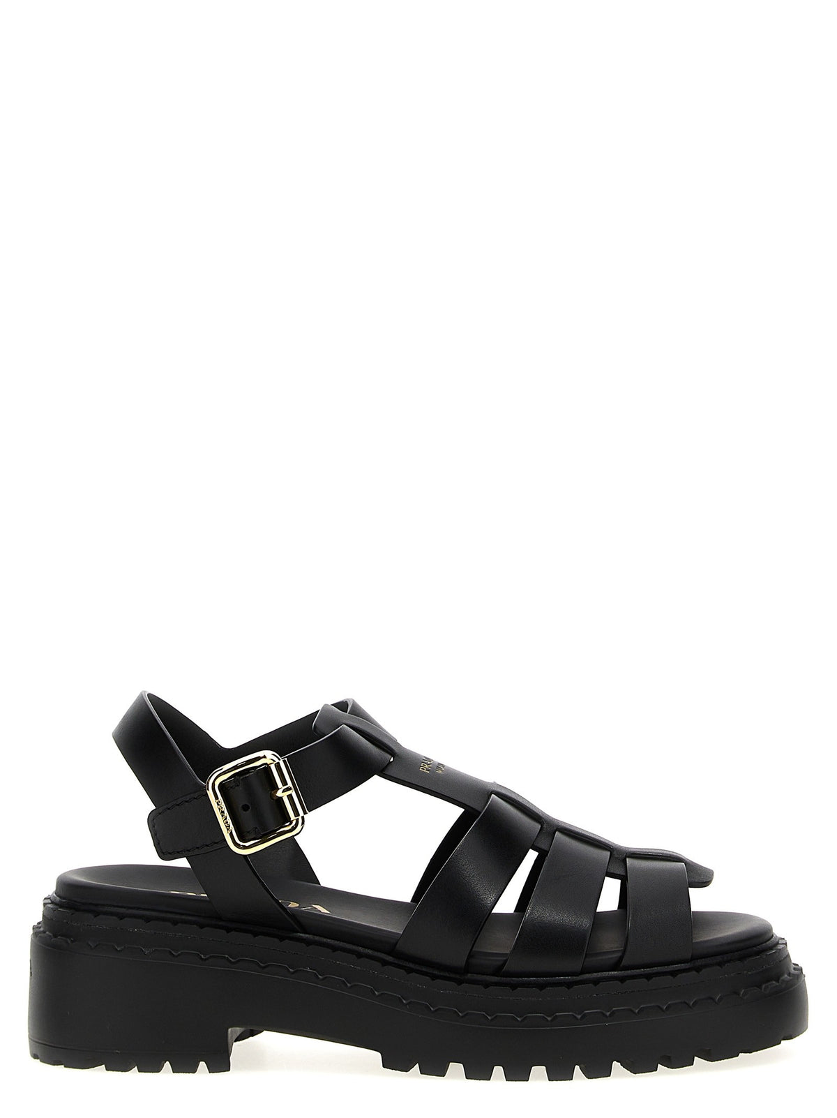 PRADA Monolith Sandals Black