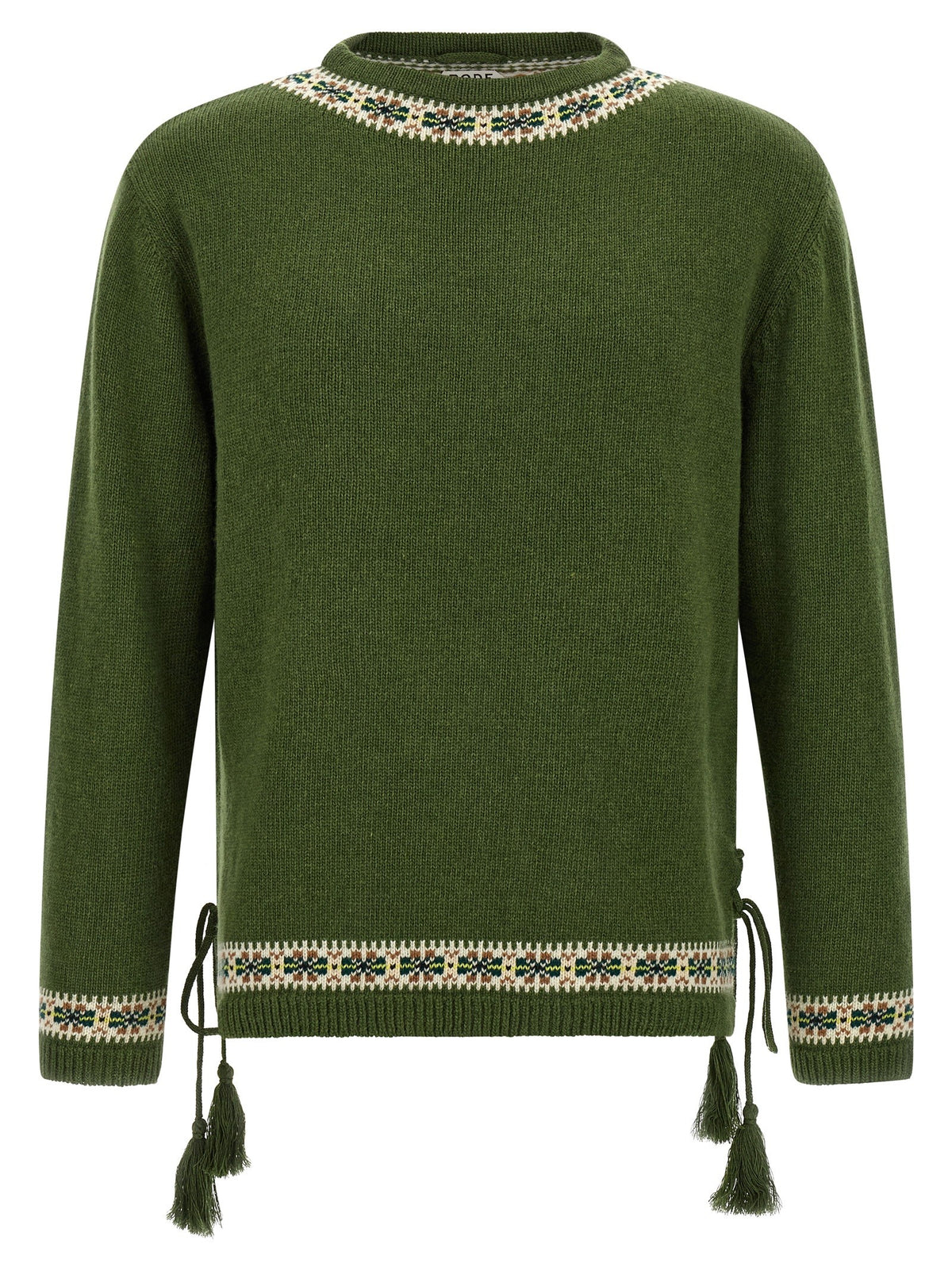 BODE Moritz Sweater Green