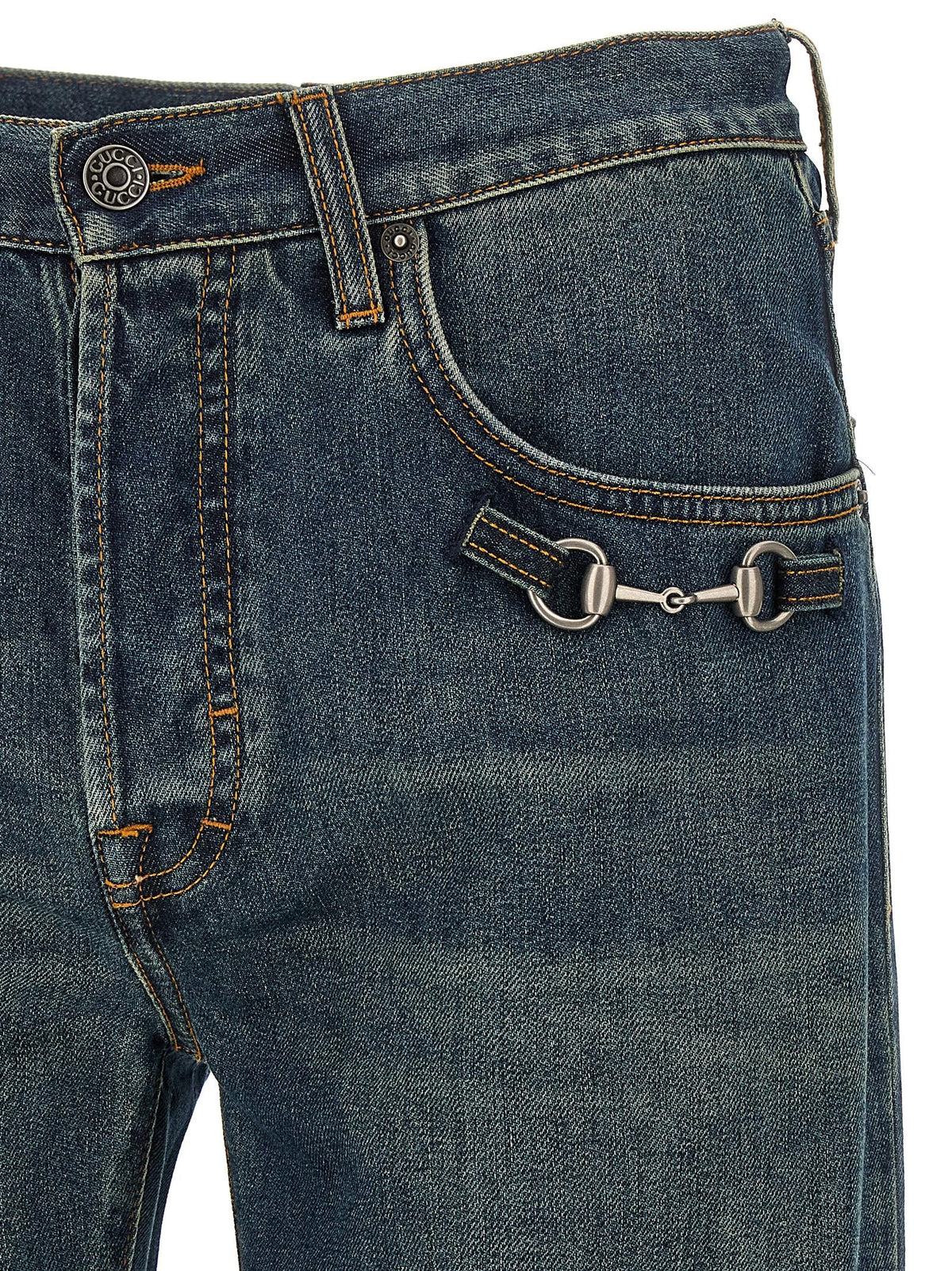 Gucci Morsetto Jeans Blue