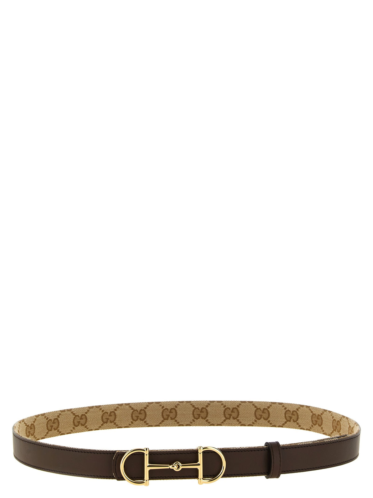 Gucci Morsetto Reversible Belt Gold