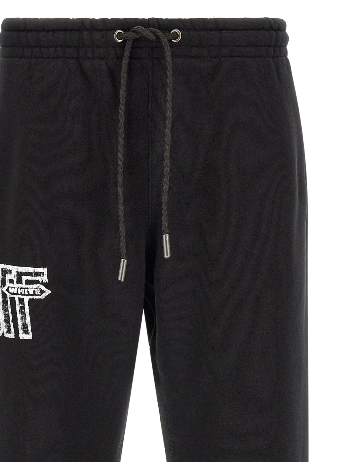 Off-White Motion Arrow Cuffed Joggers Black