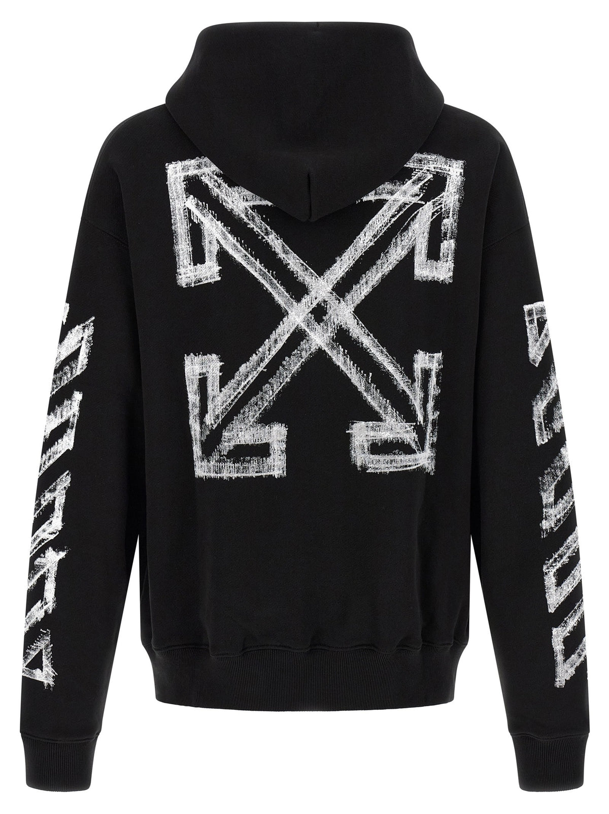 Off-White Motion Arrow Skate Hoodie Black