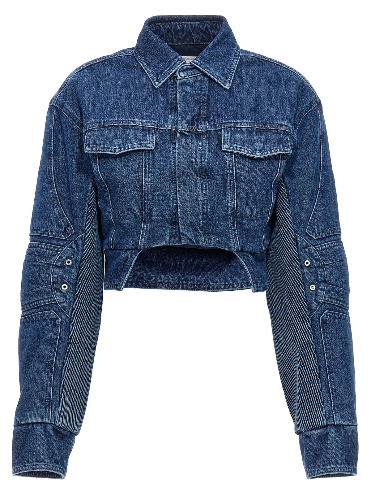 Off-White Motorcycle Denim Jacket Blue