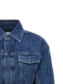 Off-White Motorcycle Denim Jacket Blue