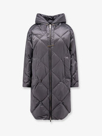 Max Mara The Cube Women's Mtctrefe the Cube Long Down Jacket Grey
