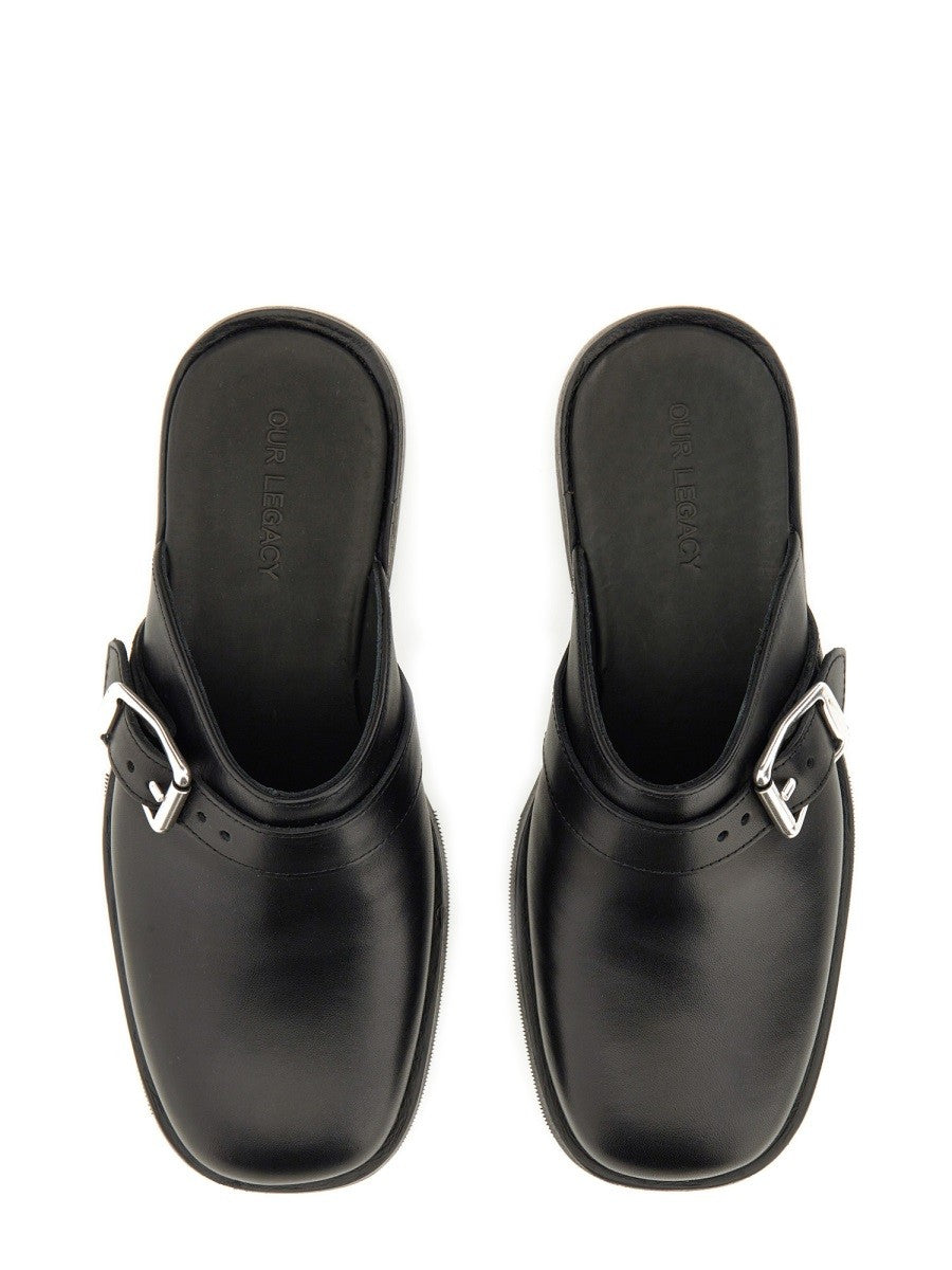 Our Legacy Men's Mule Camion Black