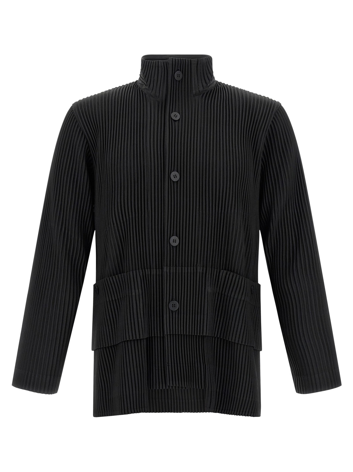 Homme Plissé Issey Miyake Multi Pocket Jacket Grey