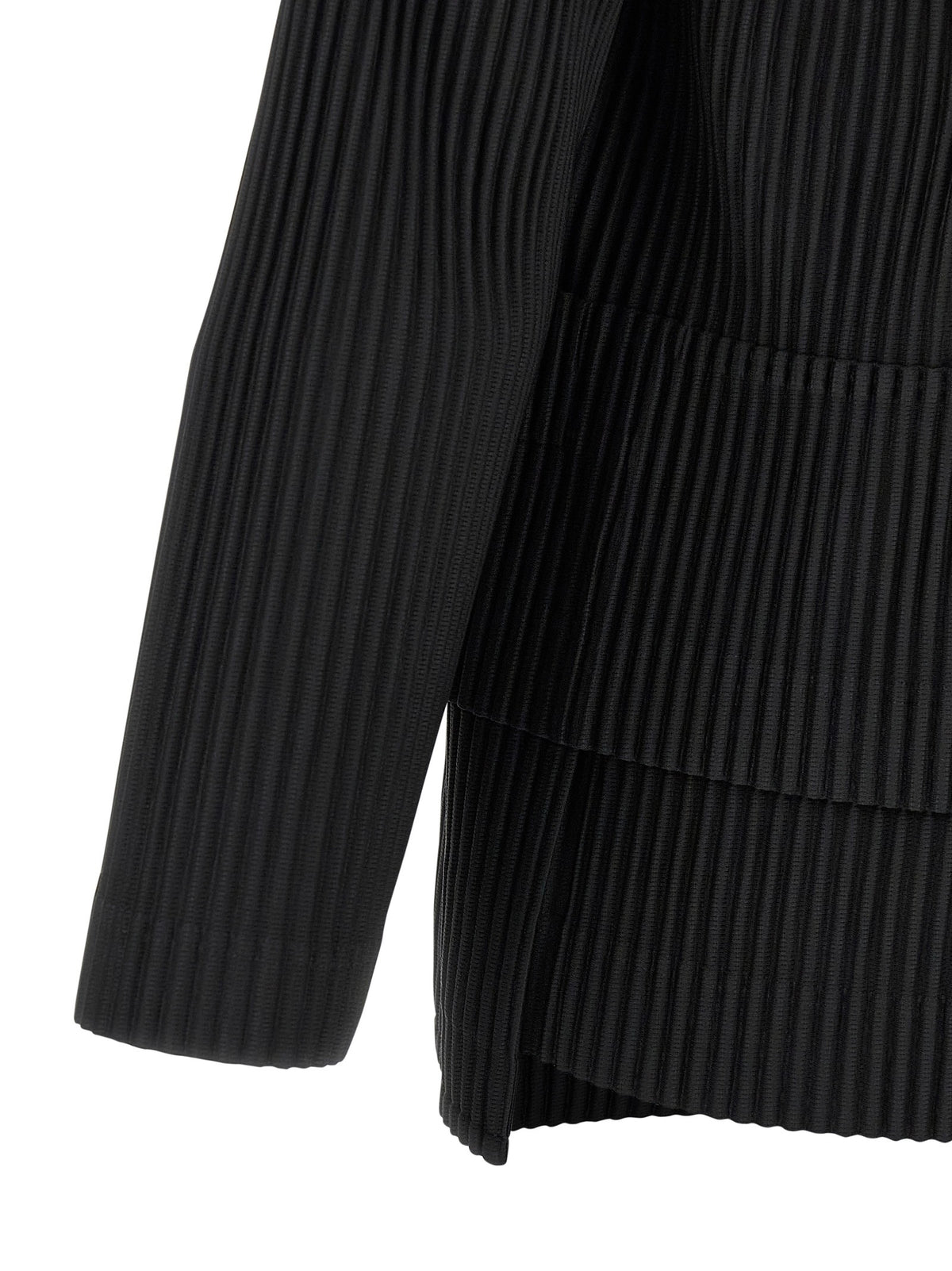Homme Plissé Issey Miyake Multi Pocket Jacket Grey