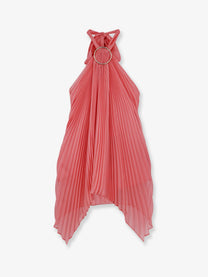 Max Mara Women's Mxevalzer Pleated Top Pink
