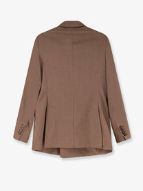 Max Mara Women's Mxmcupola Virgin Wool Blazer Beige