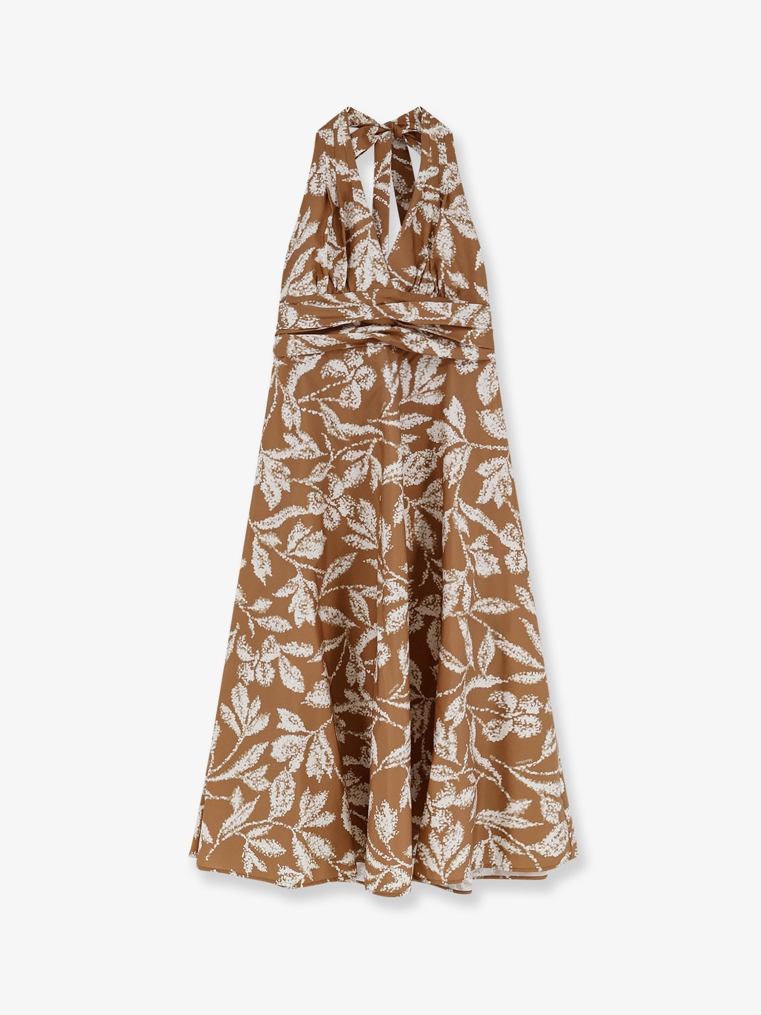 Max Mara Women's Mxmebella Printed Cotton Dress Beige