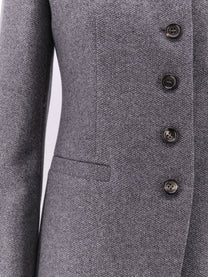 Max Mara Women's Mxmfalla Cashmere Blazer Grey