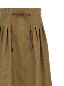 Max Mara Mxmtempio Skirt Green
