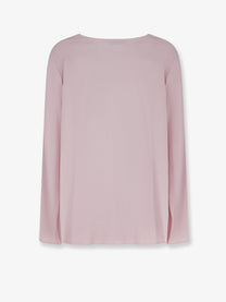 Max Mara Women's Mxp Mitico Stretch Silk Shirt Pink