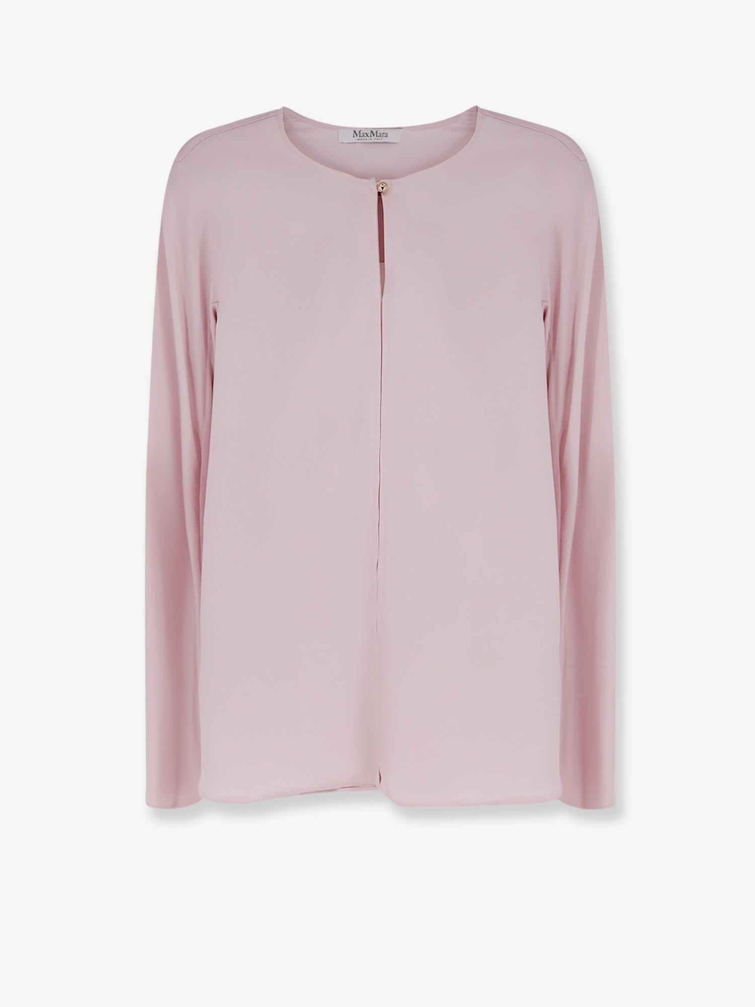 Max Mara Women's Mxp Mitico Stretch Silk Shirt Pink