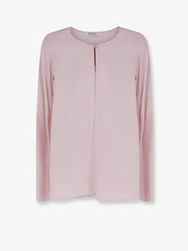 Max Mara Women's Mxp Mitico Stretch Silk Shirt Pink