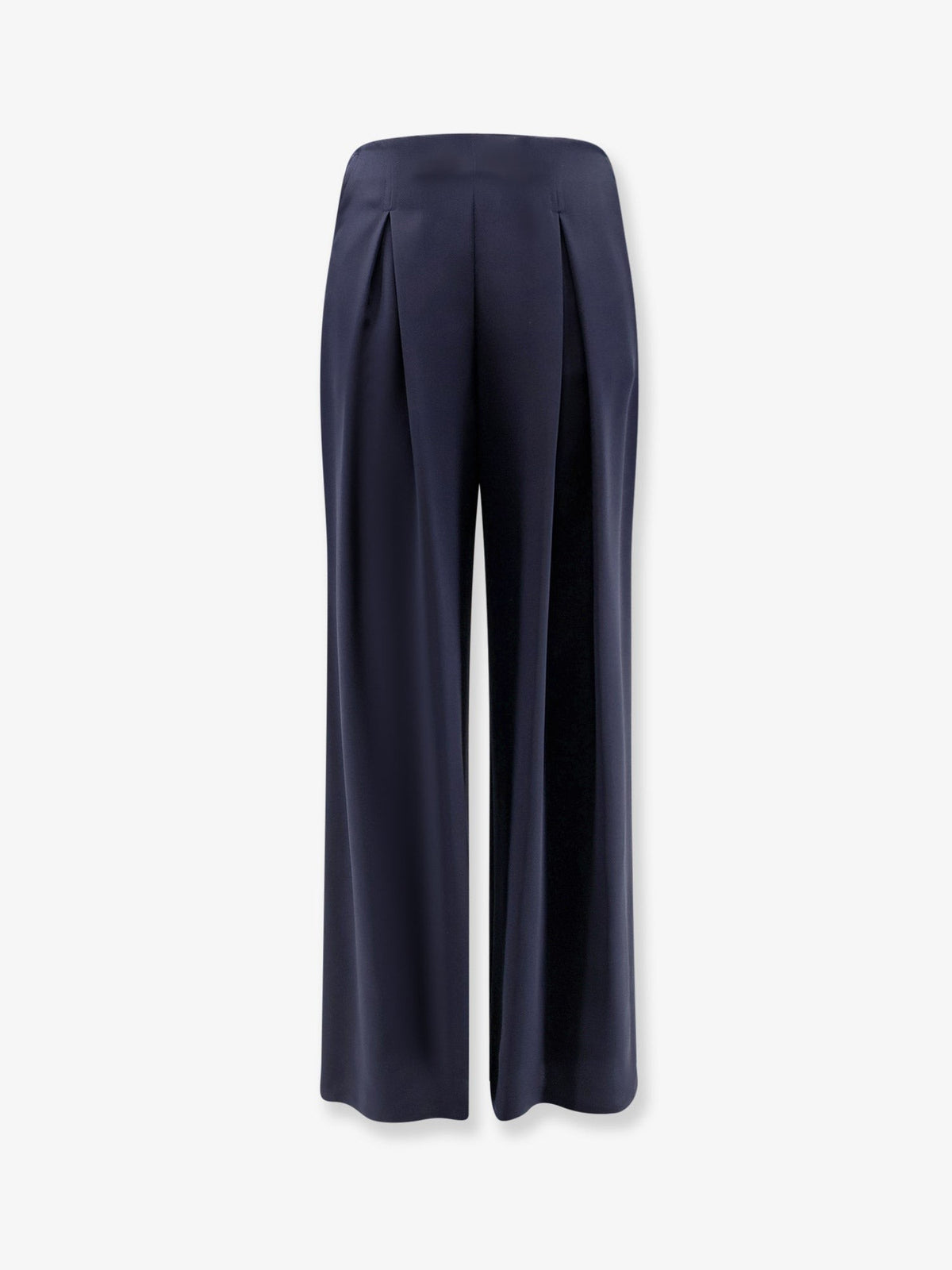 Max Mara Women's Mxppalude Satin Trousers Blue