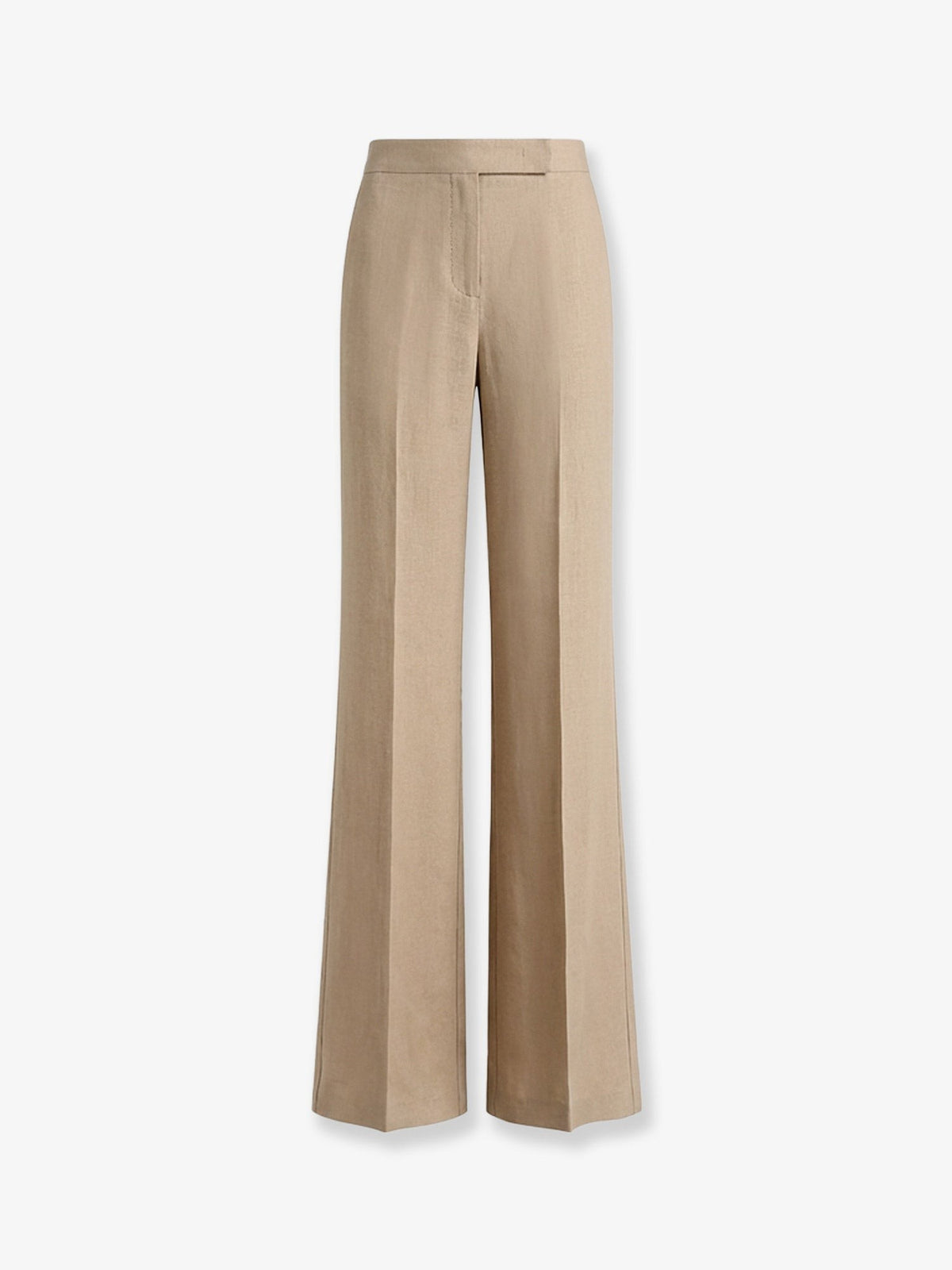 Max Mara Women's Mxsbig Linen Trousers Beige