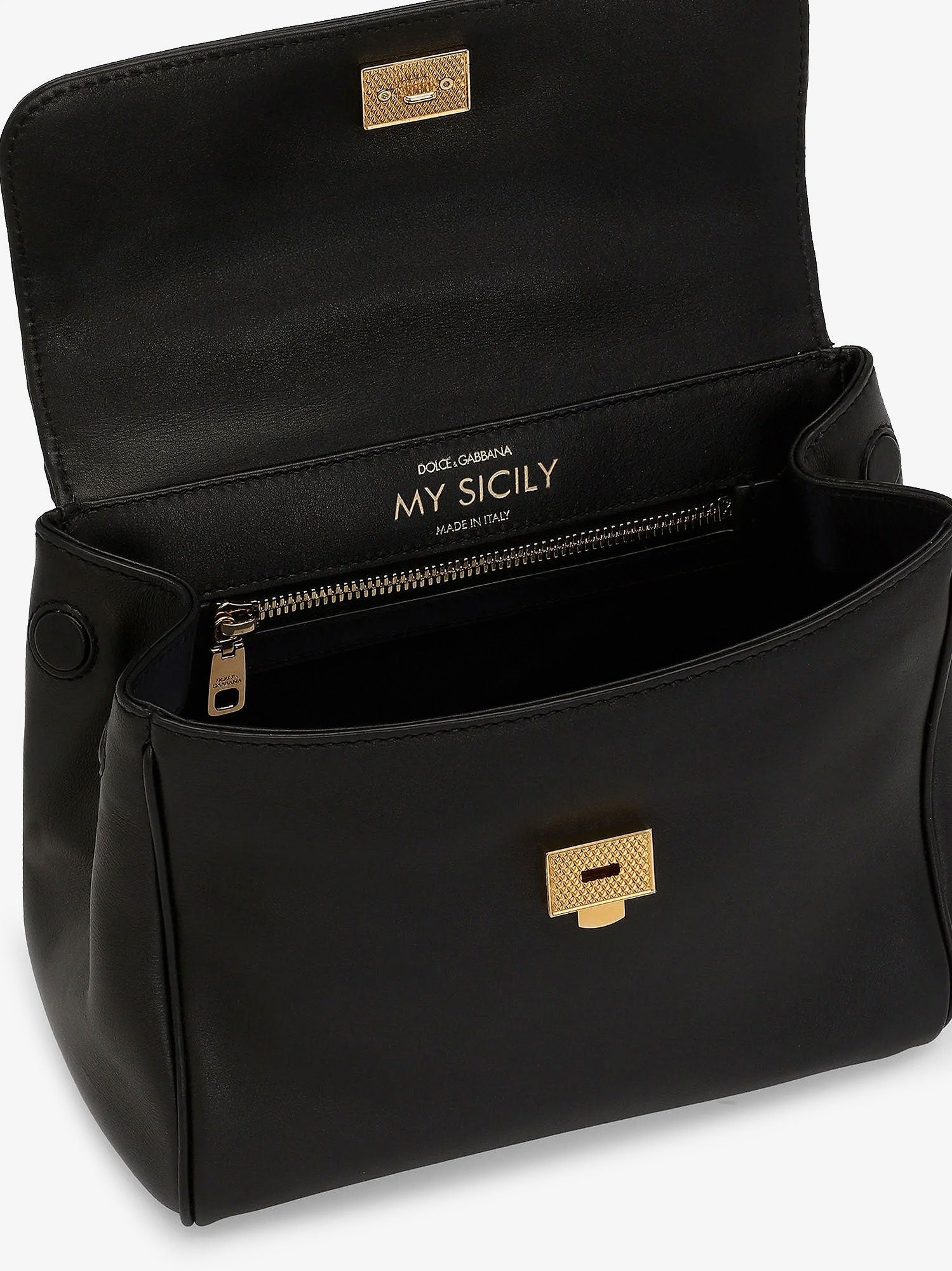 Dolce &amp; Gabbana Women's My Sicily Small Handbag Black