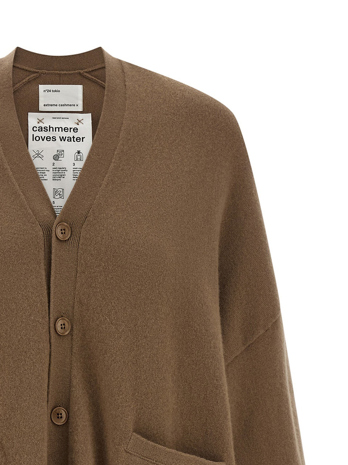extreme cashmere Tokio Cardigan Brown, view 4
