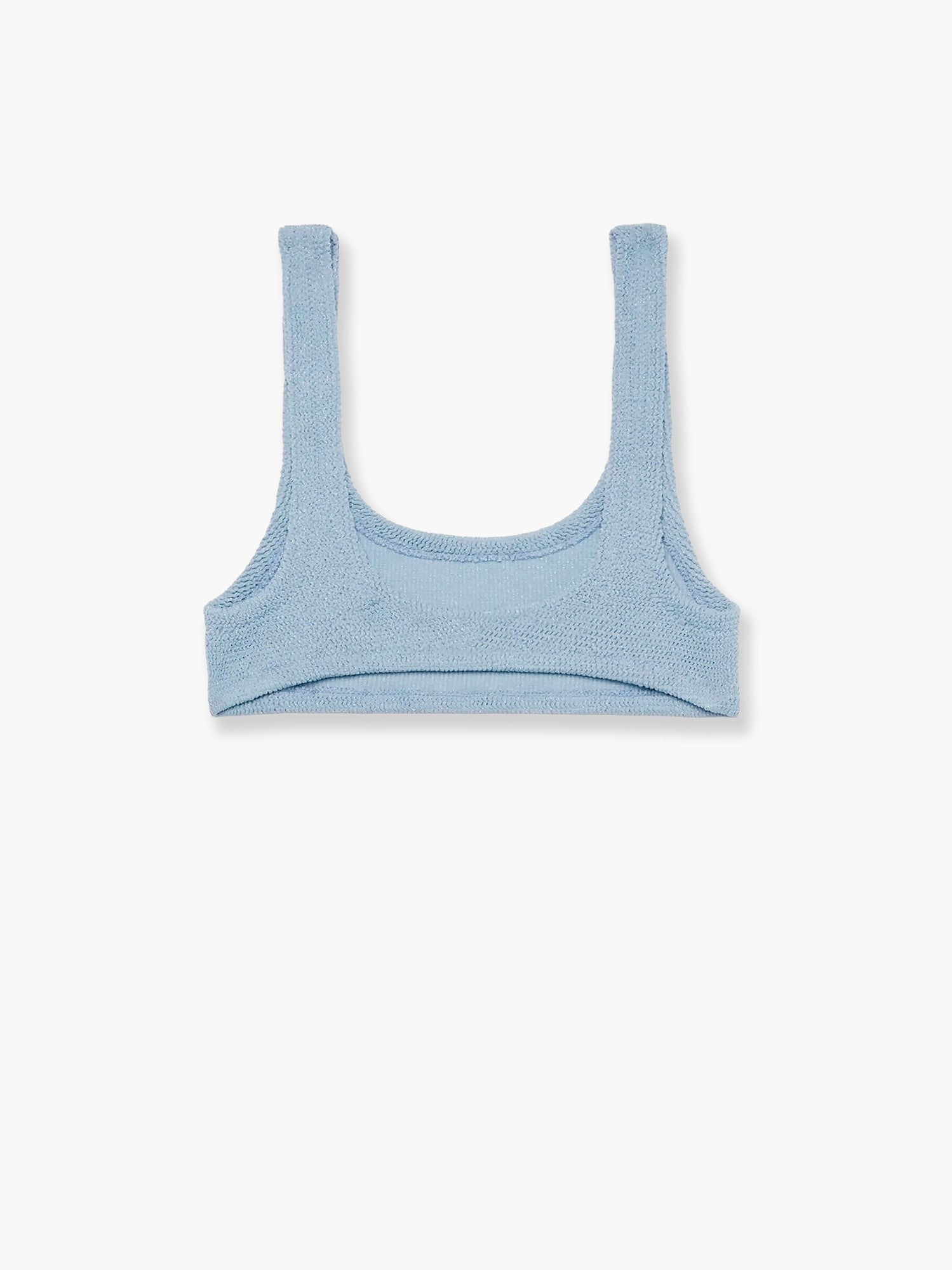 Mc2 Saint Barth Women's Naima Stretch Nylon Bikini Top Blue