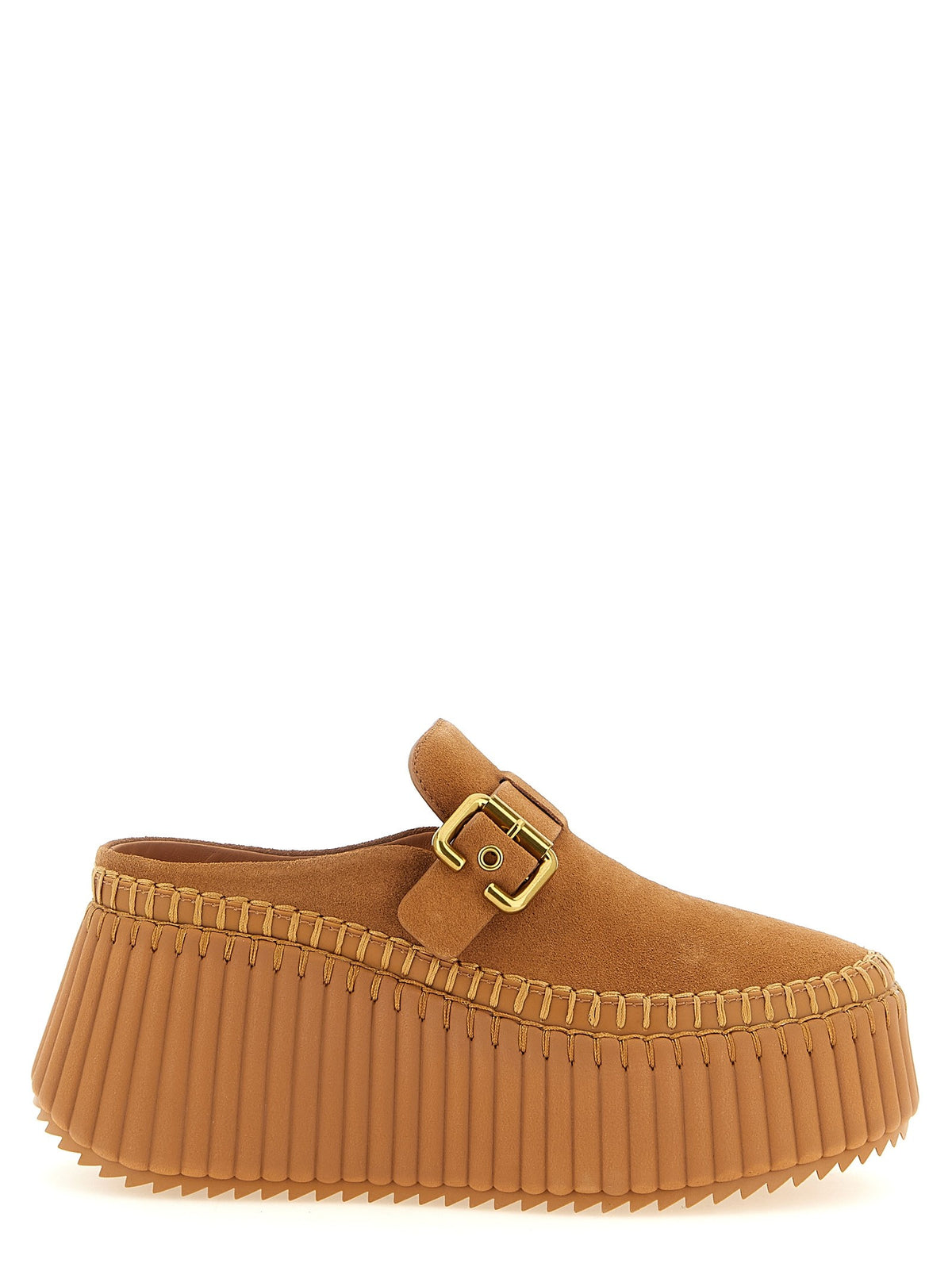 Chloé Nama Sabots Beige