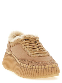 Chloé Nama Sneakers Beige