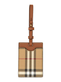 Burberry Unisex Nameplate Porte Adresse Check Multicolor