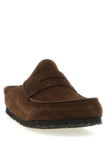 Birkenstock Men's Naples Wrapped Sabots Brown