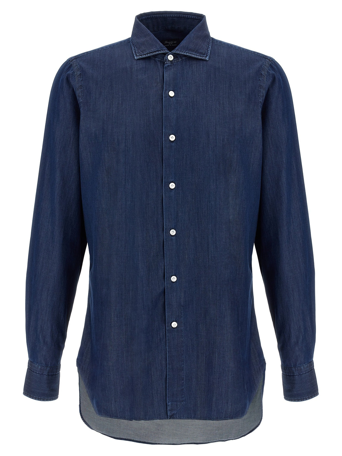 Finamore Napoli Shirt Blue