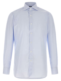 Finamore Napoli Shirt Blue