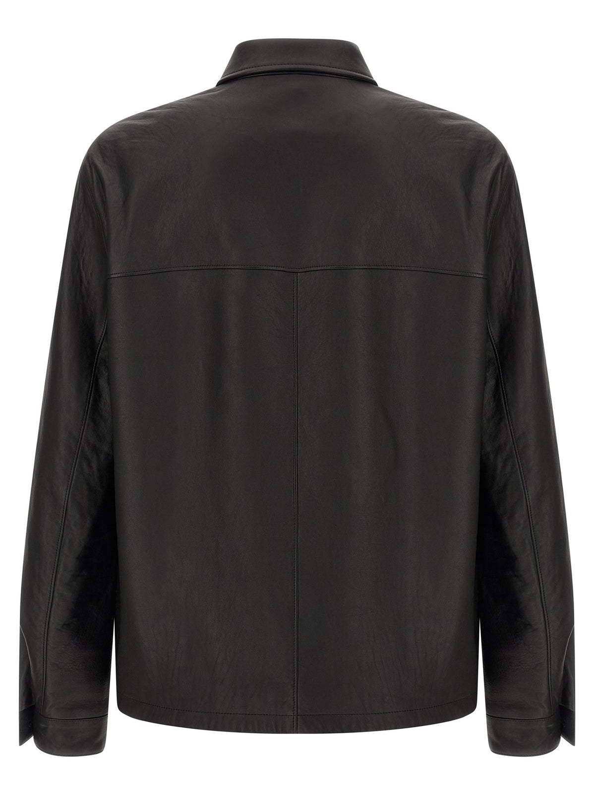 PRADA Nappa Leather Jacket Black