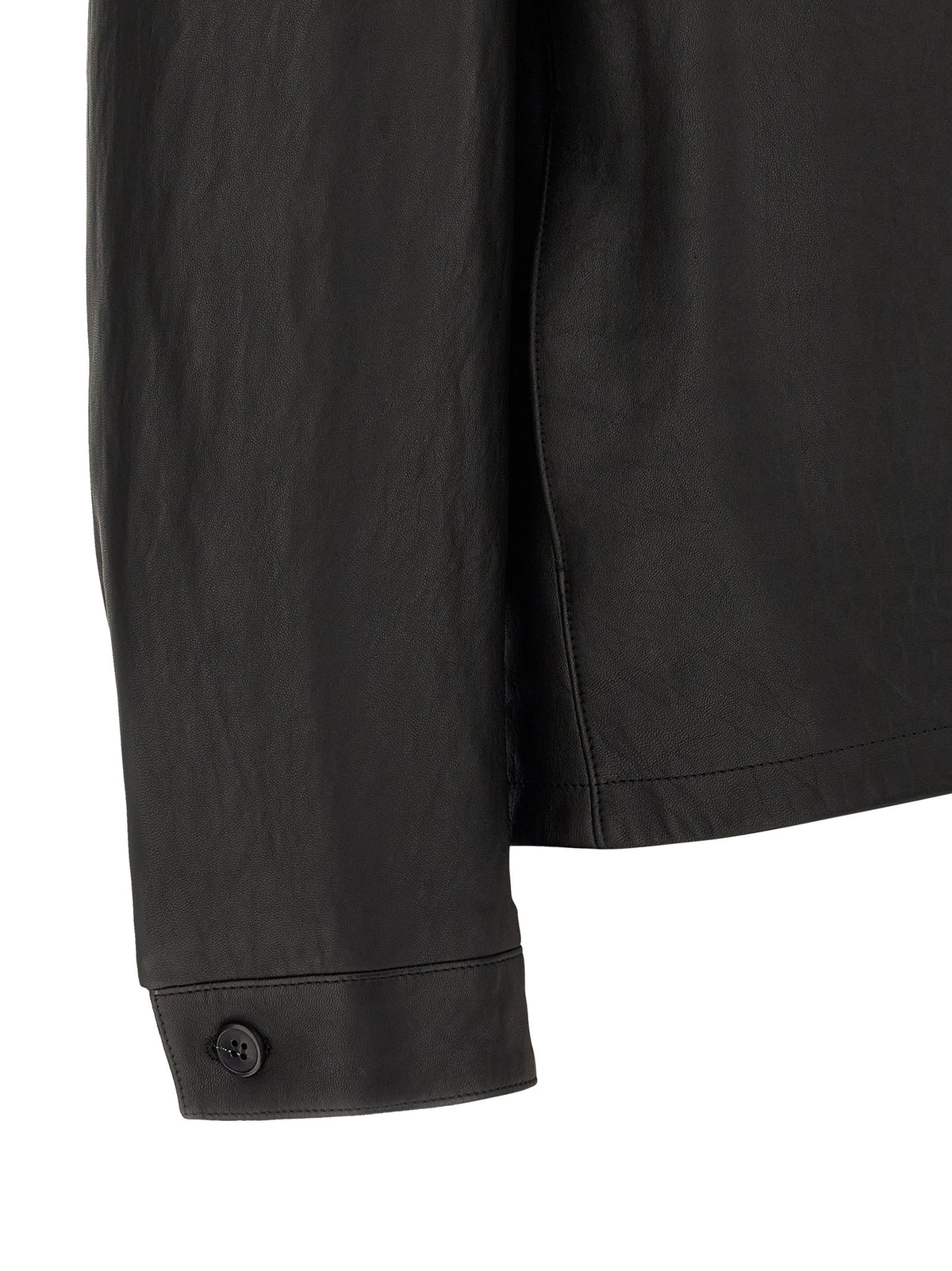 PRADA Nappa Leather Jacket Black