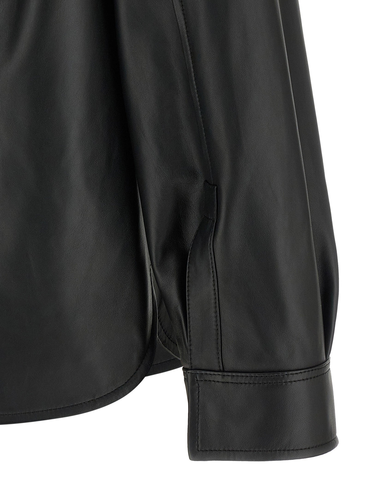 Loewe Nappa Leather Overshirt Black