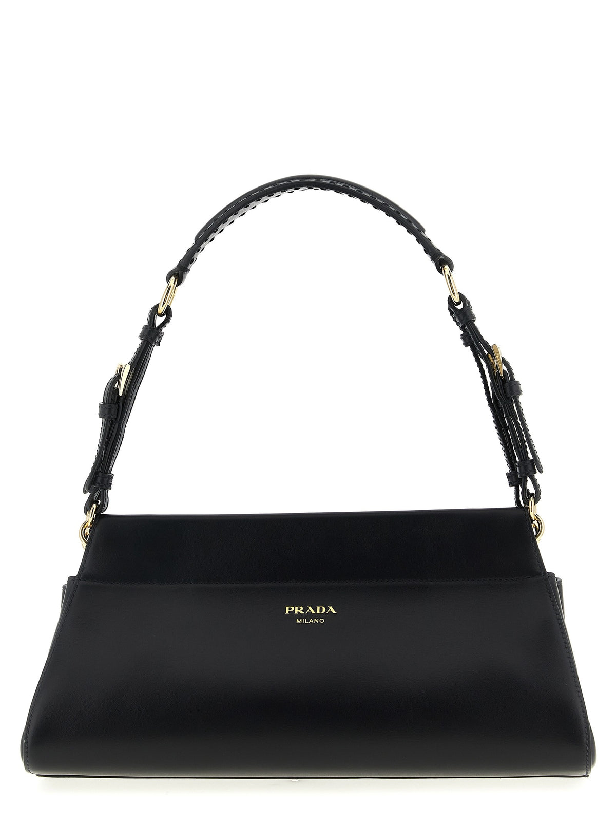 PRADA Nappa Shoulder Bag Black