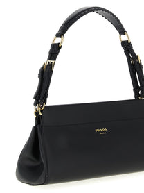 PRADA Nappa Shoulder Bag Black