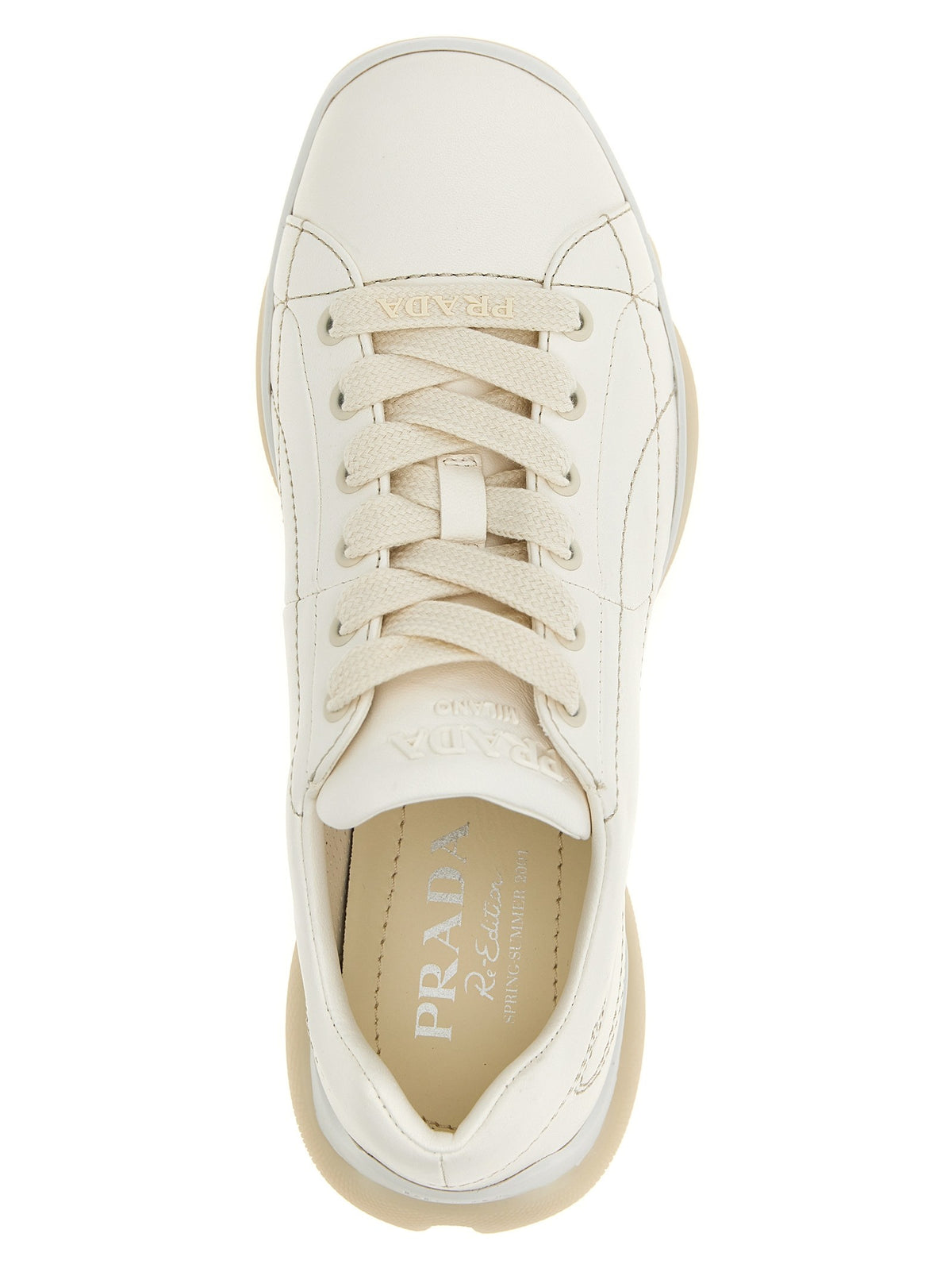 PRADA Nappa Sneakers White