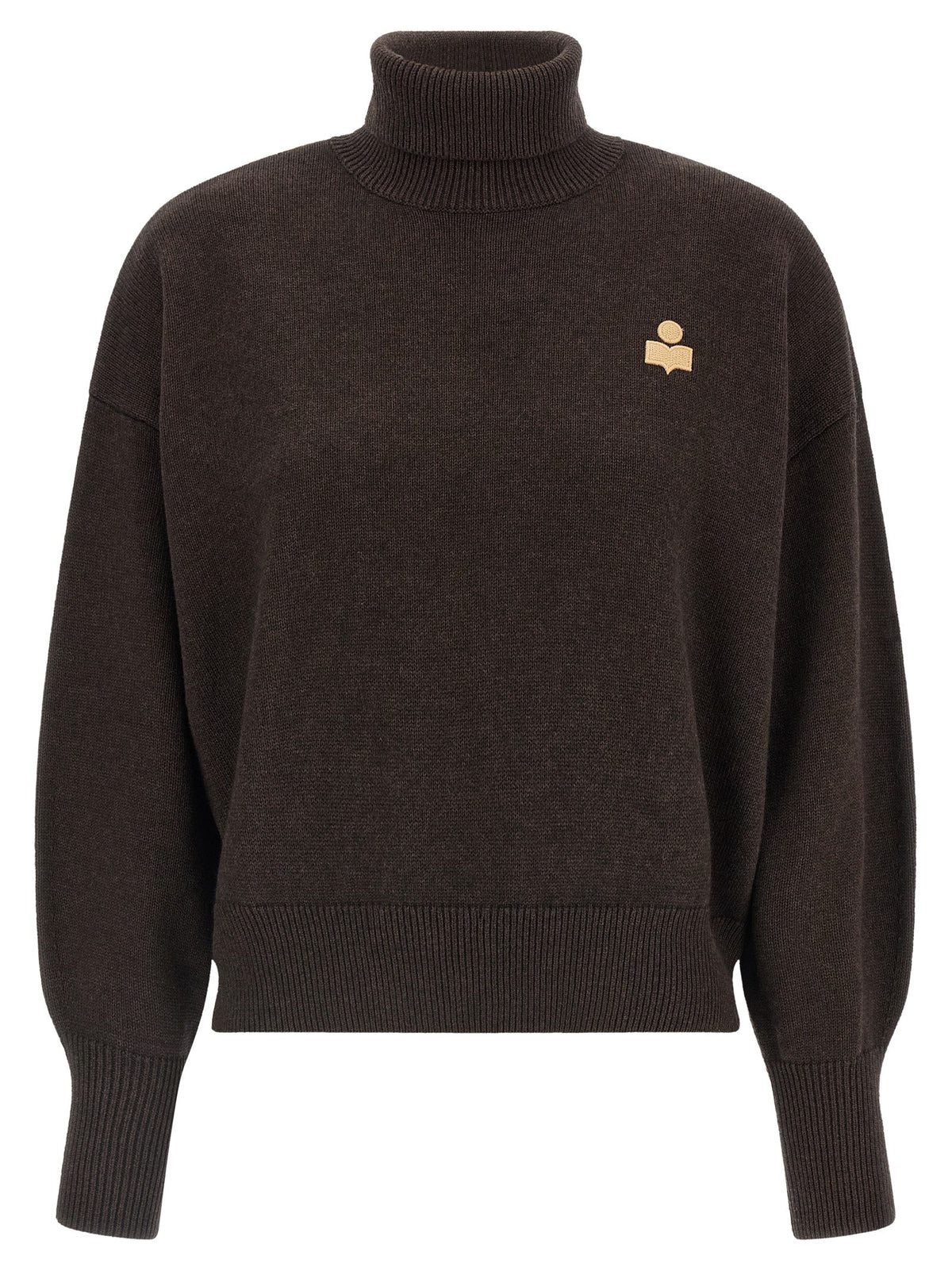 Isabel Marant Étoile Nasha High Neck Sweater Brown