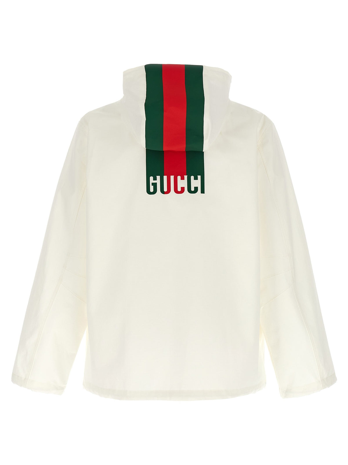 Gucci Nastro Web Water Repellent Jacket White