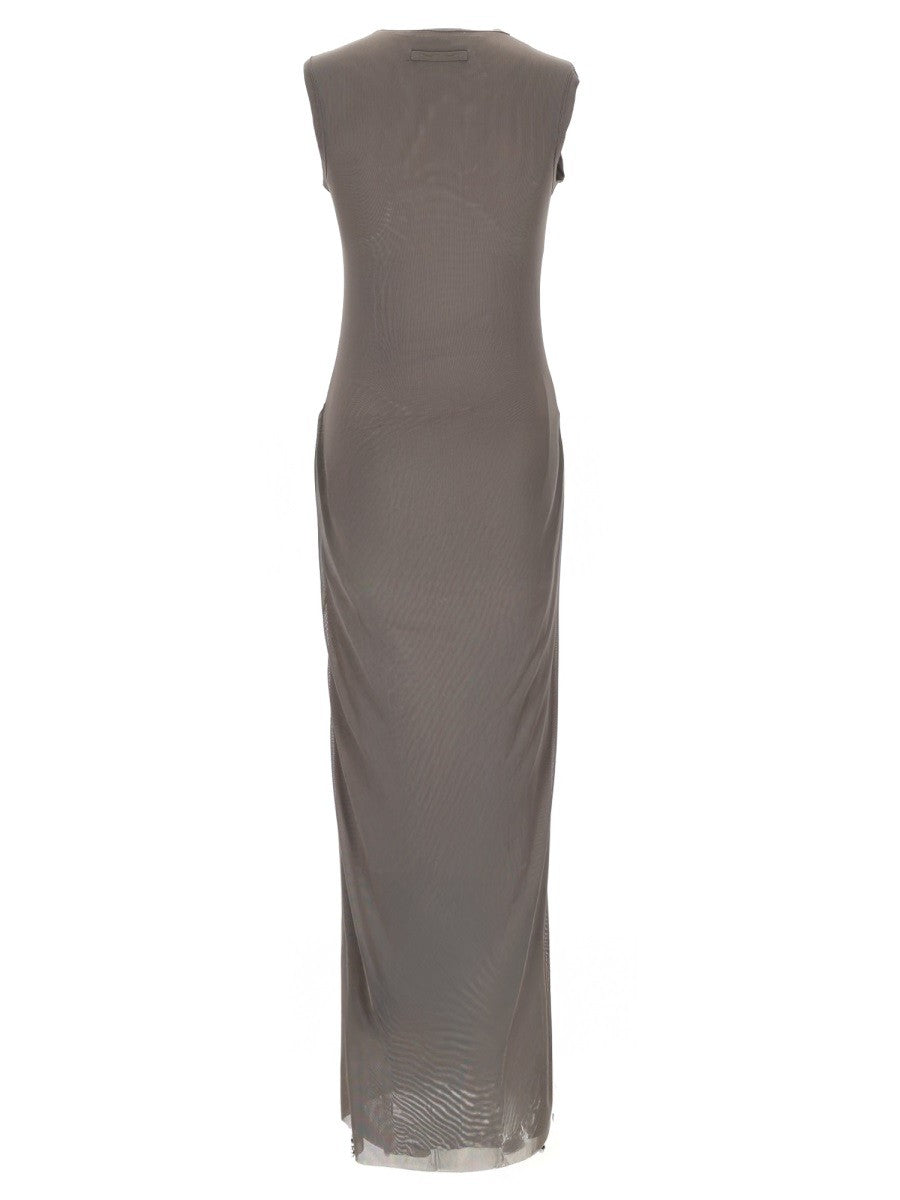 Jean Paul Gaultier Women's Needles Long Dress Grey