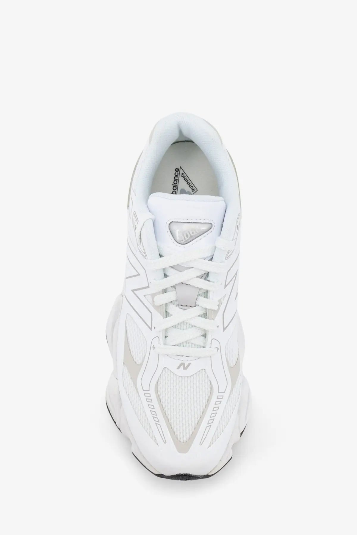 New balance mens mesh sneakers white with sleek white mesh upper and subtle gray accents in a minimalist design