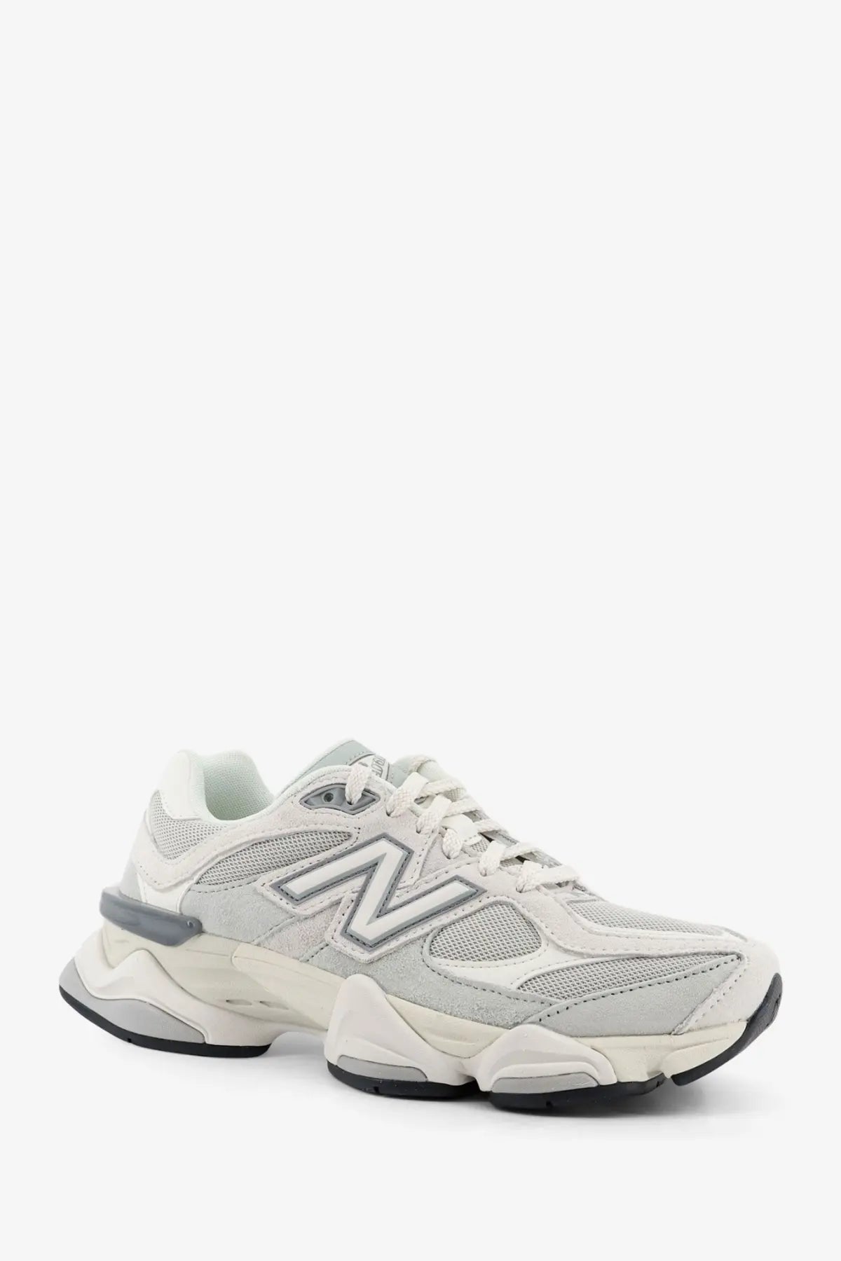 New Balance Men's Mesh and Suede Sneakers Grey
