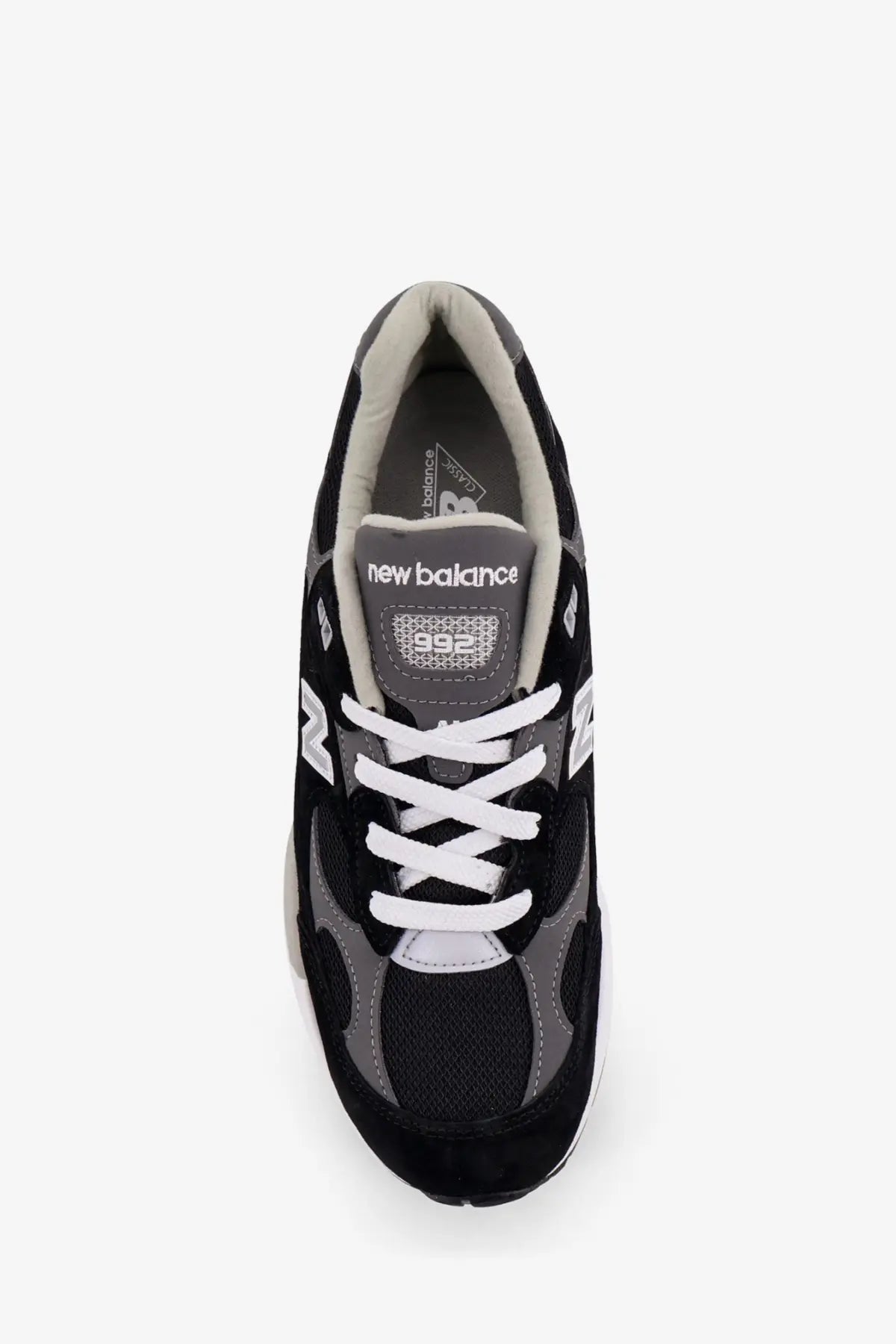 New Balance Men's Mesh and Suede U992BK Sneakers Black