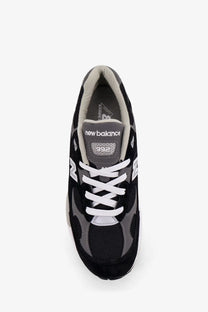 New Balance Men's Mesh and Suede U992BK Sneakers Black