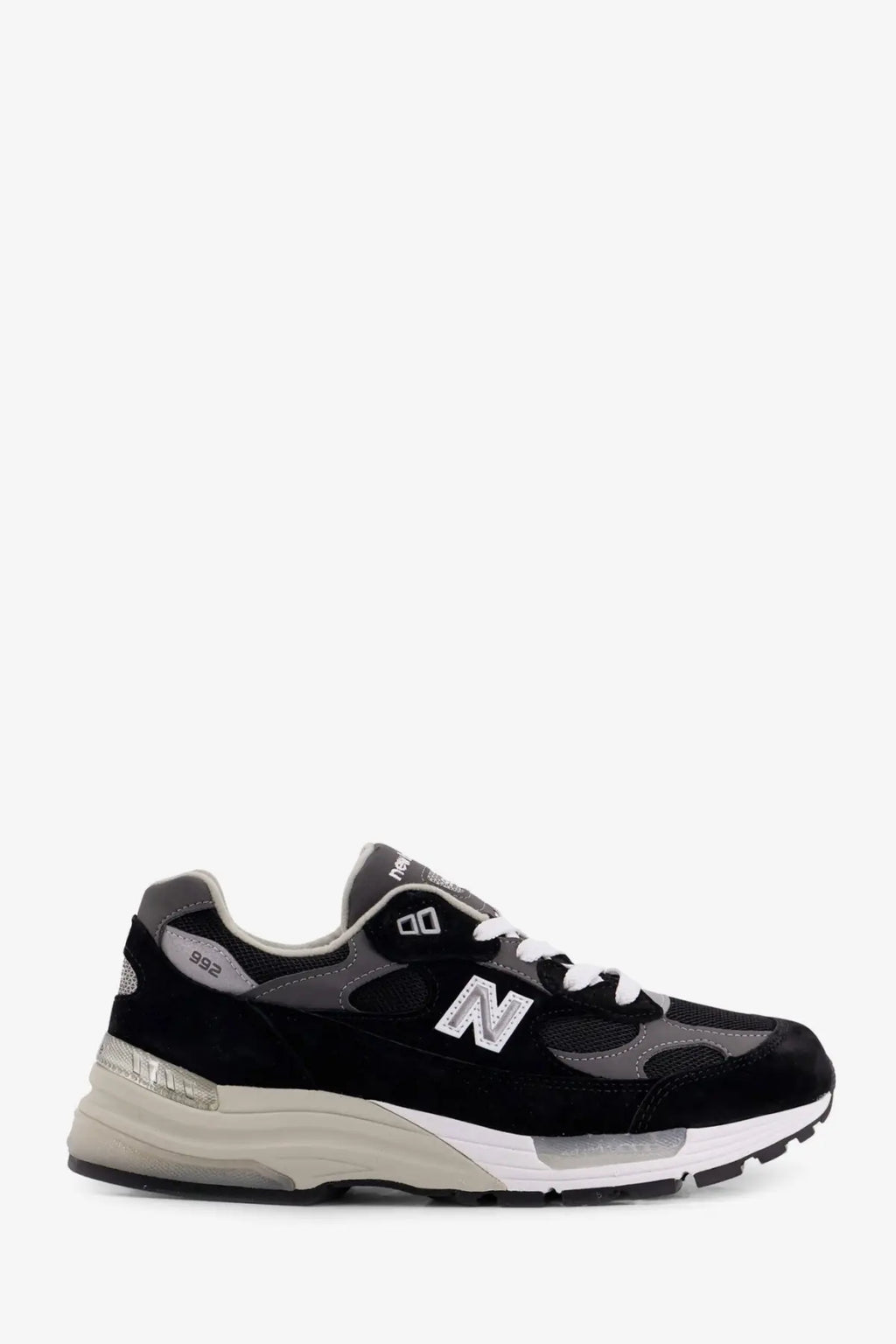 New Balance Men's Mesh and Suede U992BK Sneakers Black