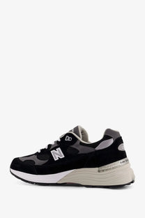 New Balance Men's Mesh and Suede U992BK Sneakers Black